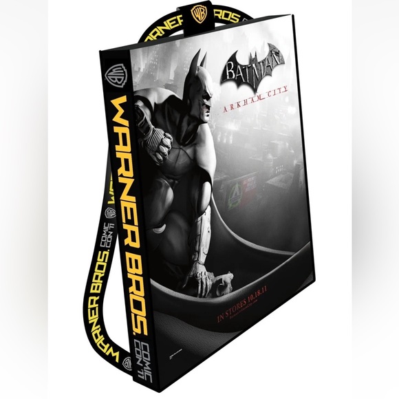 2011 Official Comic-Con San Diego Warner Bros Batman JUMBO Swag Bag/Backpack - Picture 2 of 4
